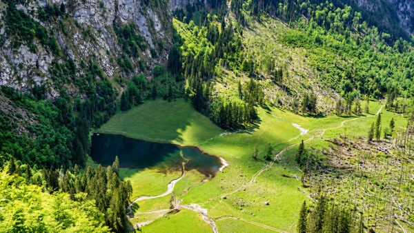 Blick auf den Oberen Königsee