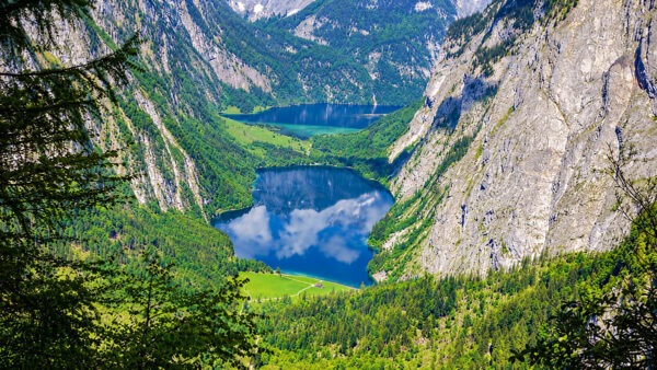 Blick auf den oberen Königsee