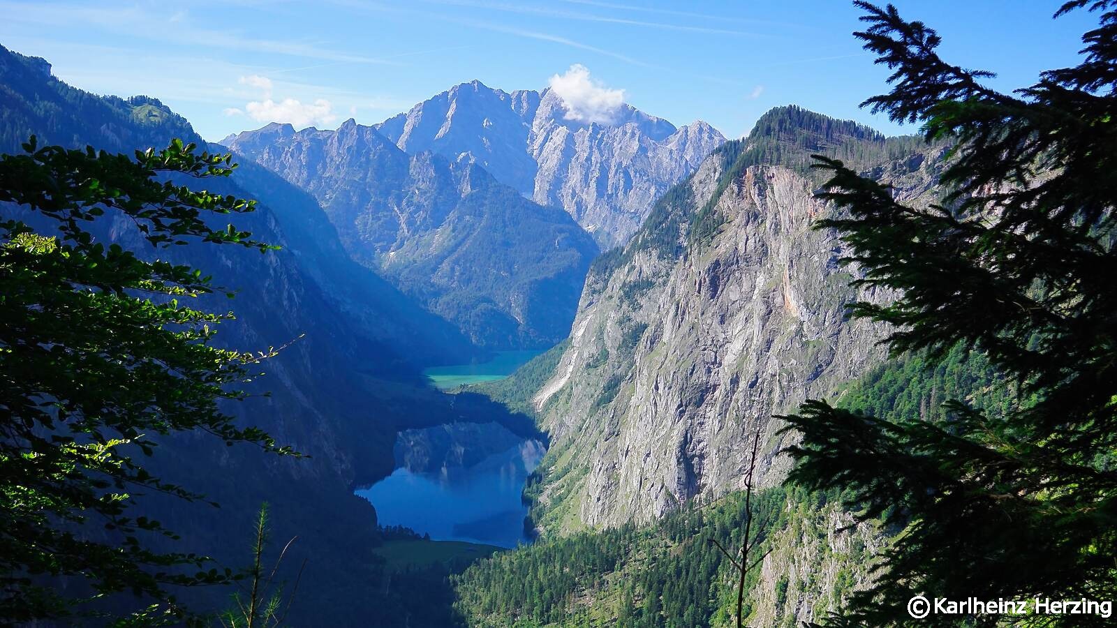 Blick auf den oberen Königssee
