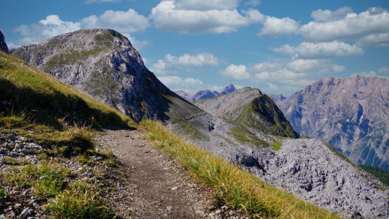 Typischer Alpiner Wanderpfad