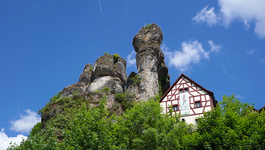 Fotomotiv Tüchersfelder Felsen
