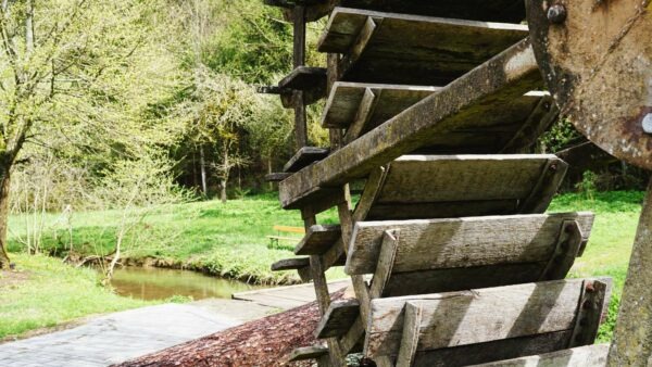 Aufseßtal-Rundwanderung-ab Doss über Aufseß-wasserrad Aufsesstal Rundwanderung ab Doss ueber Aufsess wasserrad