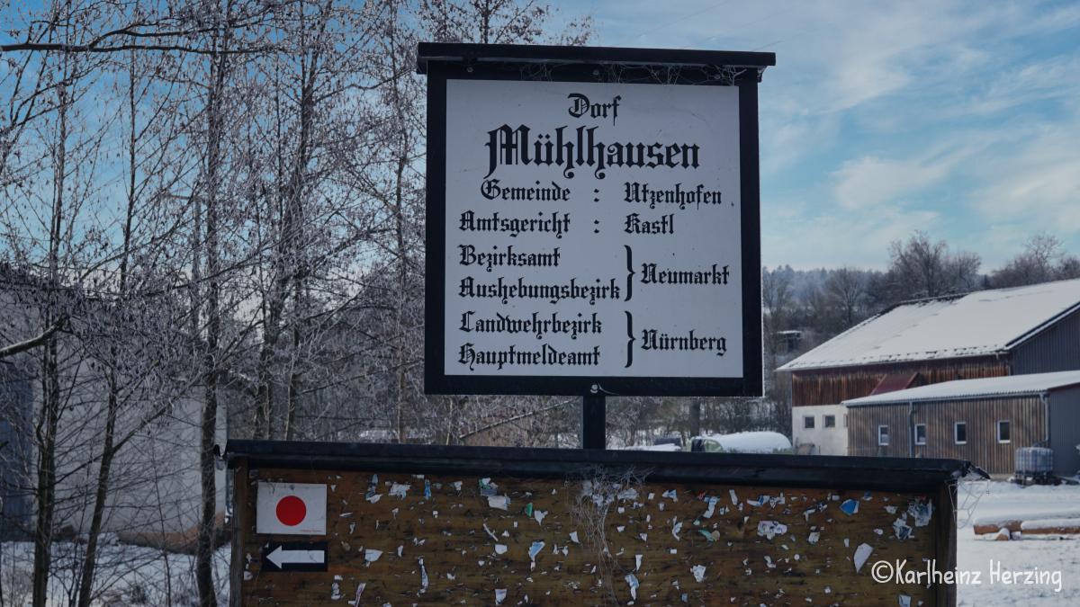 Das Dorf Mühlhausen