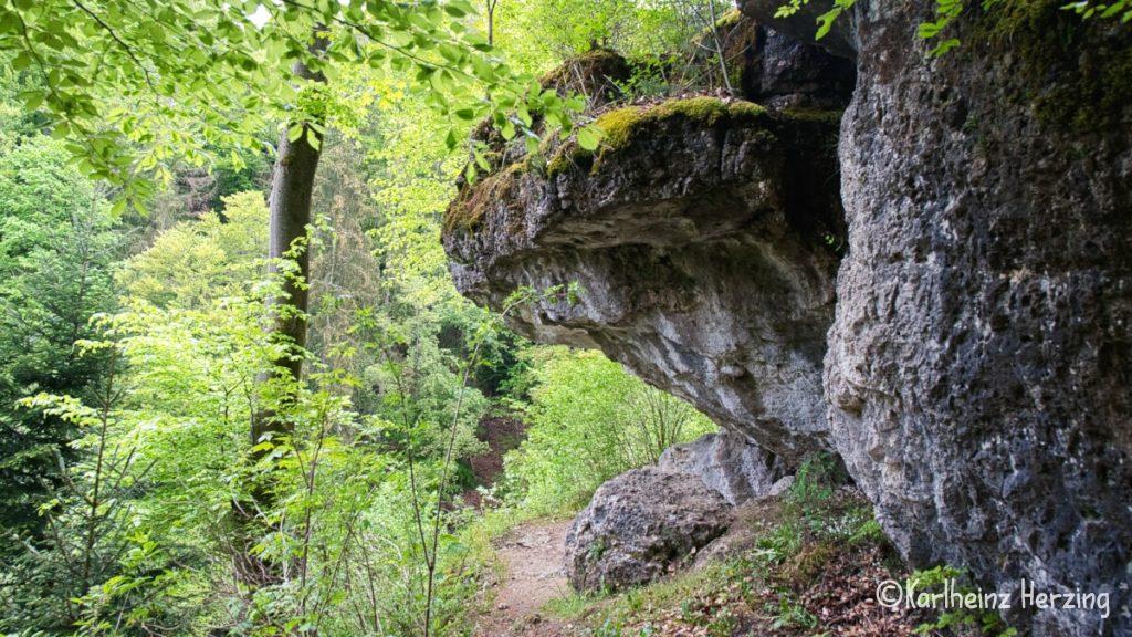 Tüchersfeld Felsenweg