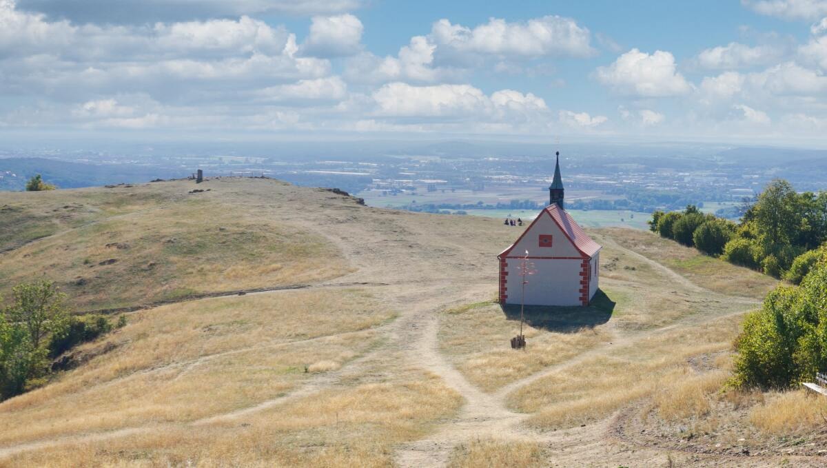 Auf dem Walberla die Kapelle
