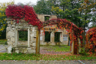 Die Ruine der alten Fabrik in Weißenstadt
