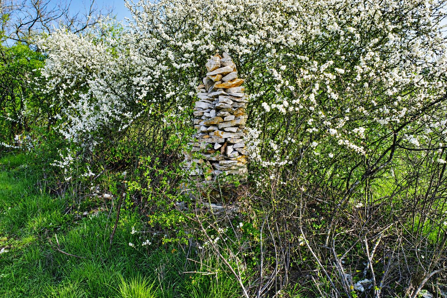 Ein großes Steinmännla bei unserer Wanderung
