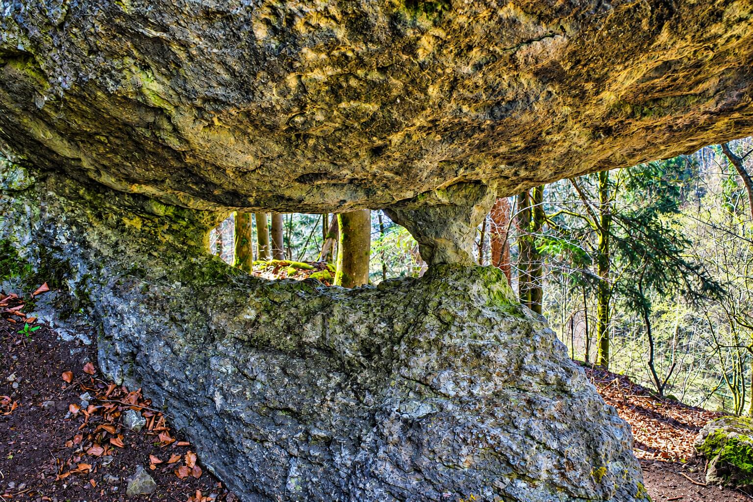Felsengebilde beim Klumpertal