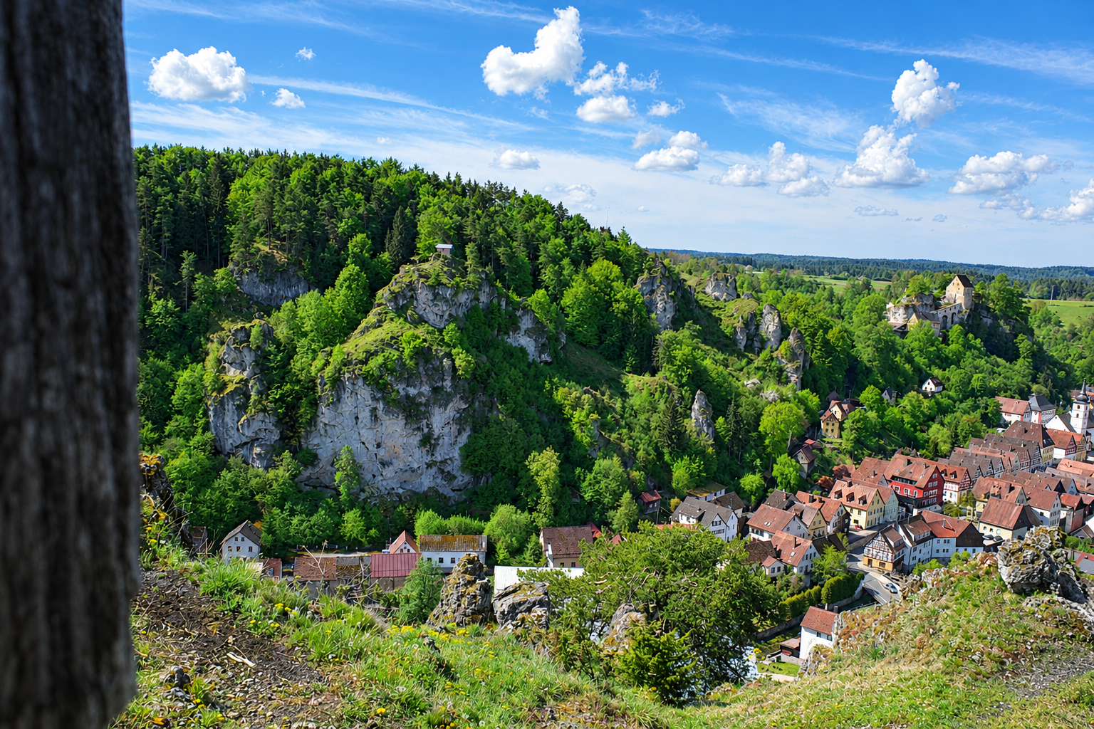 Pottenstein vom "Pottenstein-Blick"